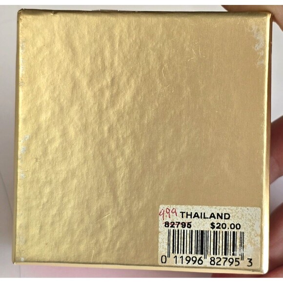 1928 Star Necklace With Rhinestones & Case l Silver Tone - Picture 6 of 6